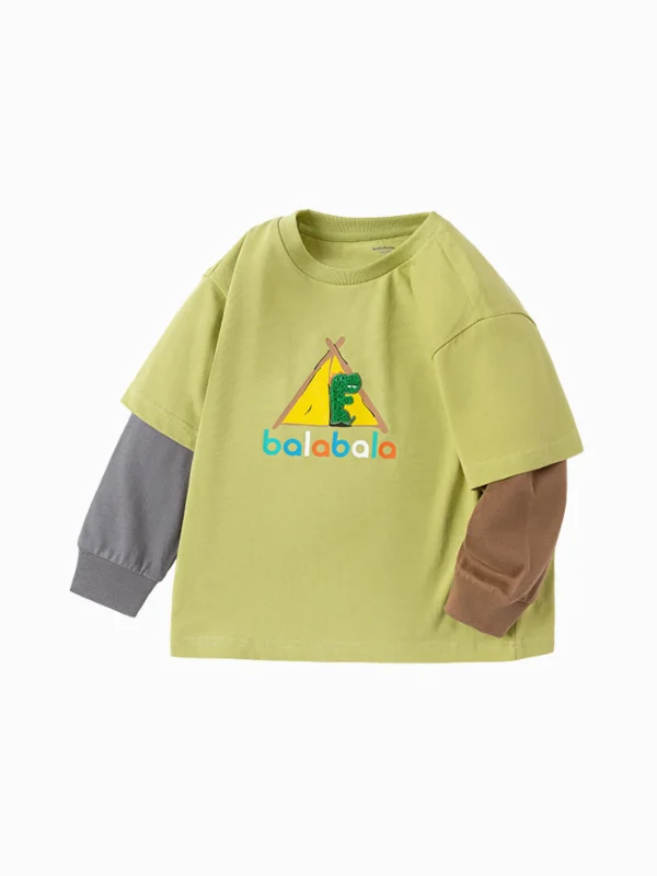 Balabala Boy Toddler Long Sleeve T-Shirt New