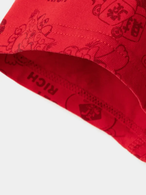 Balabala Boy Underwear Boxer Birefs Cotton Animal Year Red Shorts The Year of Snake New Year Suit Cheap