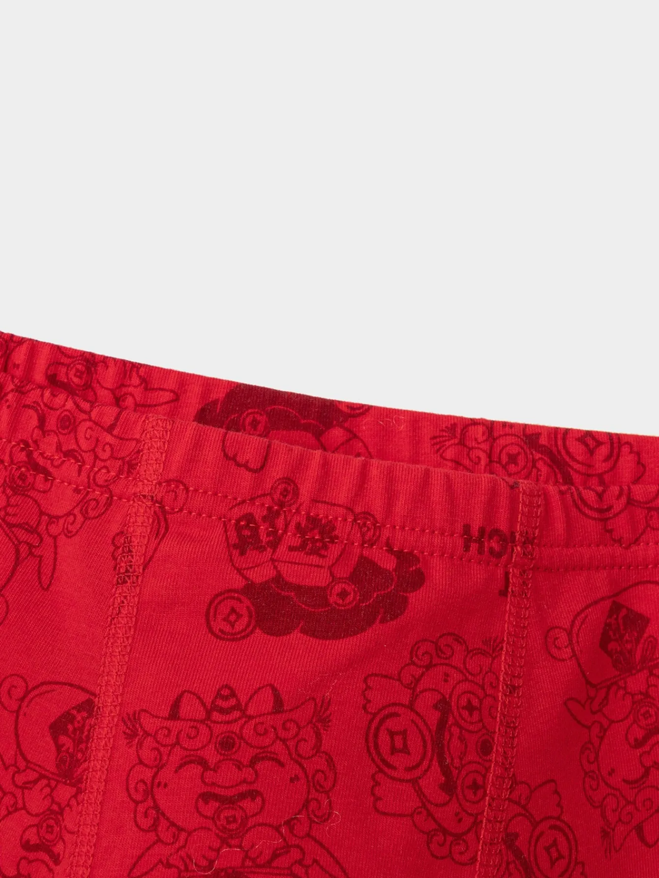 Balabala Boy Underwear Boxer Birefs Cotton Animal Year Red Shorts The Year of Snake New Year Suit Cheap