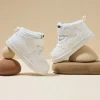 Balabala Boys And Girls Baby Autumn And Winter Fleece Warm High Top Anti-Slip Toddler Shoes White Best Sale