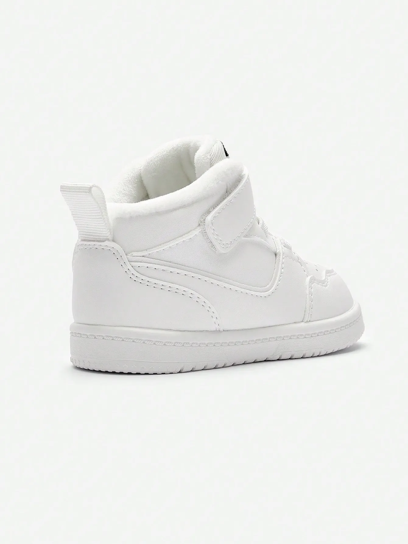 balabala_boys_and_girls_baby_autumn_and_winter_fleece_warm_high_top_antislip_toddler_shoes_white_1.webp Balabala Boys And Girls Baby Autumn And Winter Fleece Warm High Top Anti-Slip Toddler Shoes White Best Sale