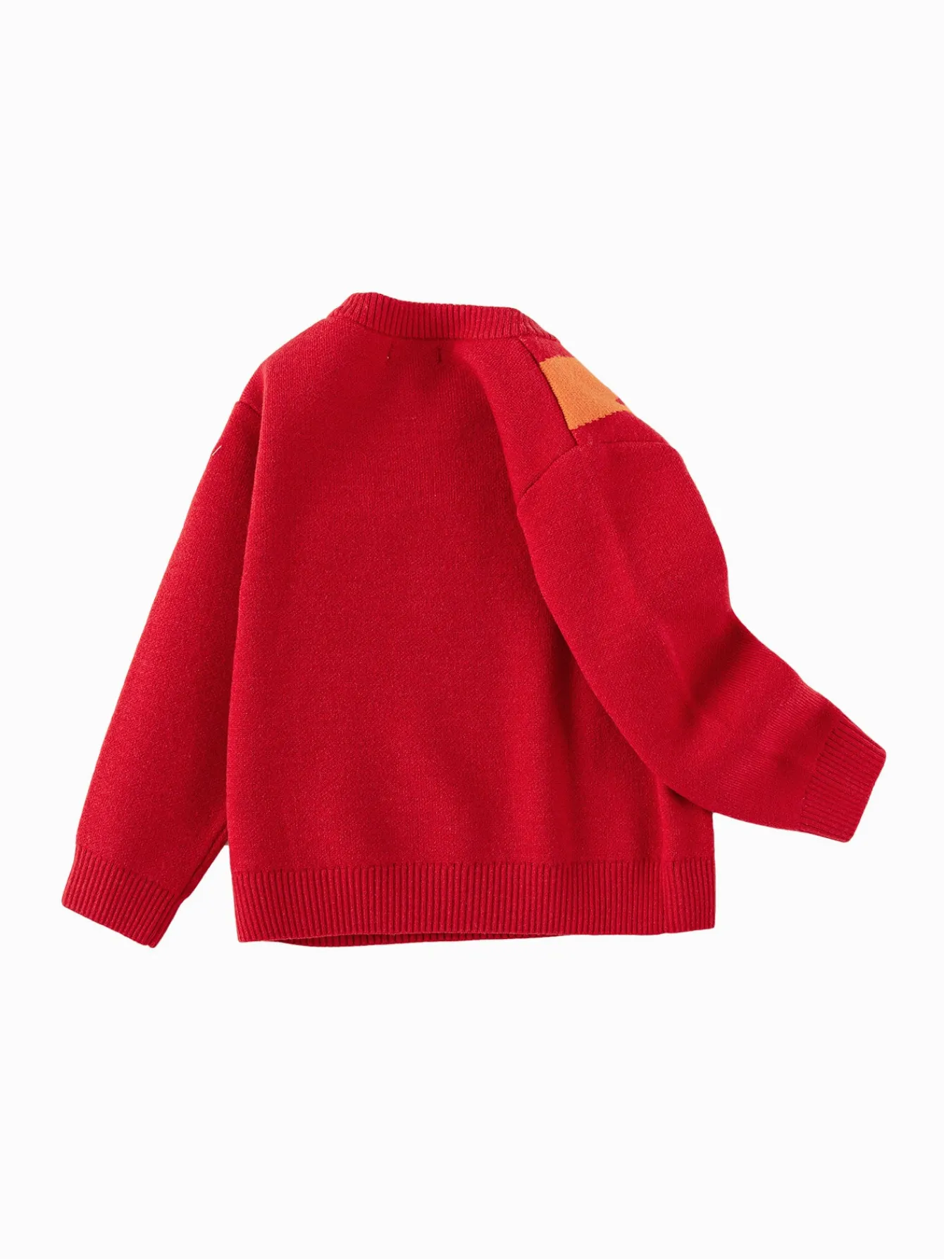 balabala_boys_sweater_new_year_jacquard_knitted_sweater__spring_and_autumn_new_style_new_year_outfit_4.webp Balabala boys' sweater New Year jacquard knitted sweater 2025 spring and autumn new style New Year outfit Chinese Red Cheap