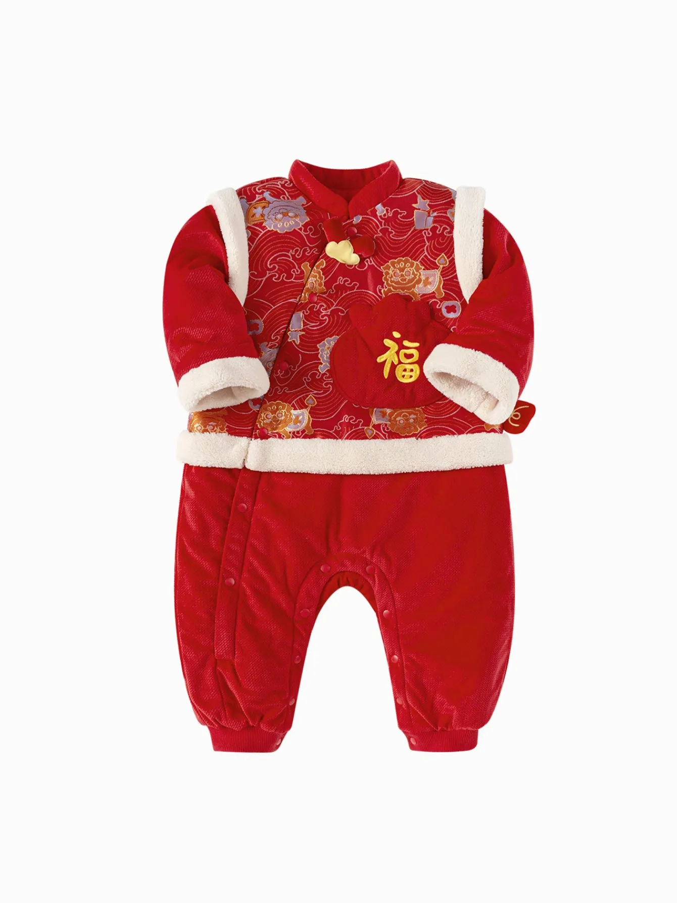 Balabala Children Clothes Baby Cotton Jumpsuit Newborn Romper 2025 New Year Shop