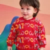 Balabala Children Clothes Baby Suit Baby Clothes 2025 New Sports 2Pcs Pack Cute Fleece Trendy Discount
