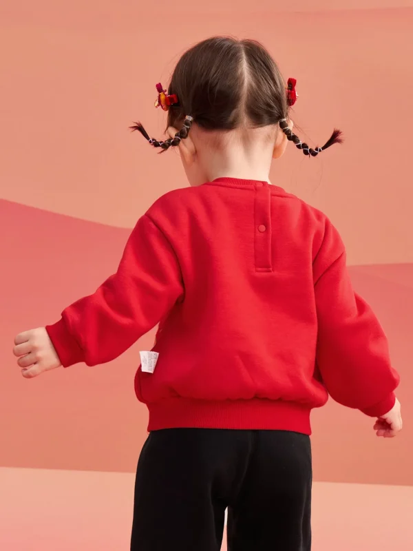 Balabala Children Clothes Baby Suit Baby Clothes 2025 New Sports 2Pcs Pack Cute Fleece Trendy Discount