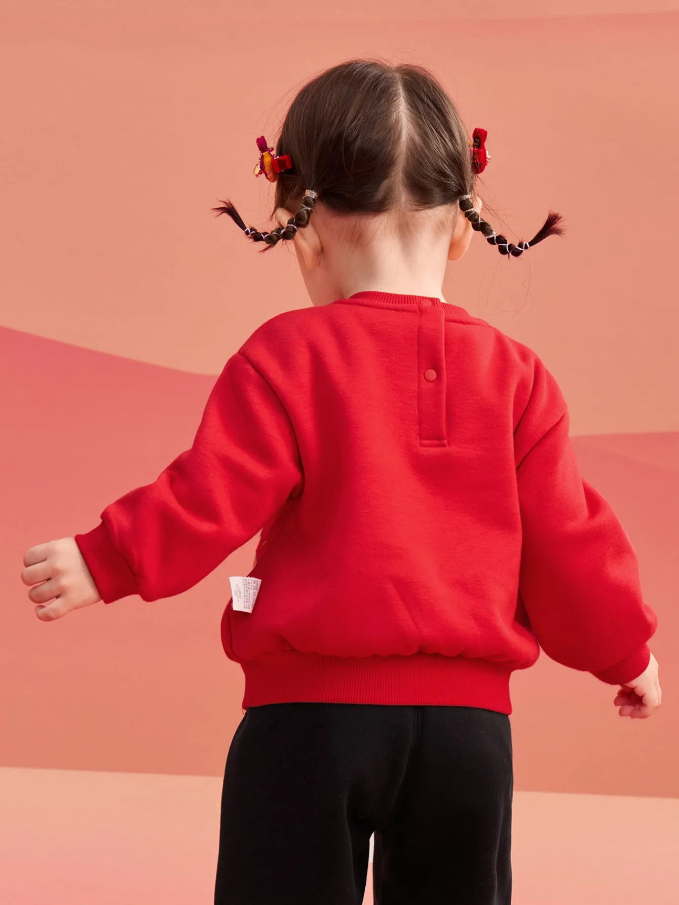 Balabala Children Clothes Baby Suit Baby Clothes 2025 New Sports 2Pcs Pack Cute Fleece Trendy Discount