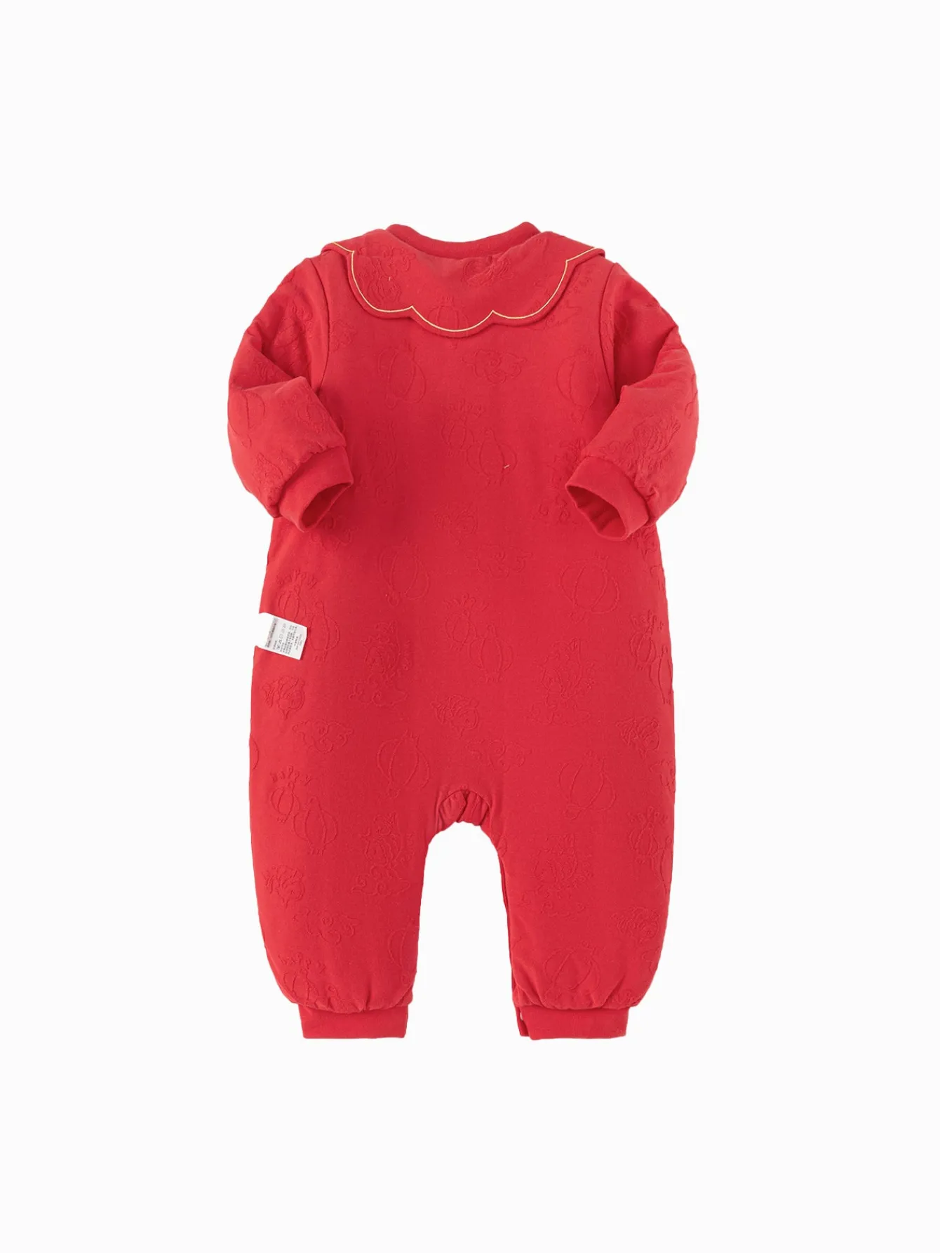Balabala Children Clothes Baby Thickened Jumpsuit Newborn Clothes 2025 New Winter New Year Season Hot