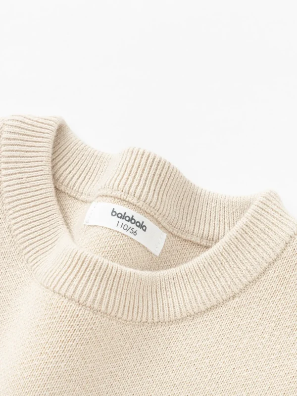 Balabala Children Clothes Boy Sweater 2025 New Spring New Year's Outfit Baby Chinese Style Knitwear Cheap