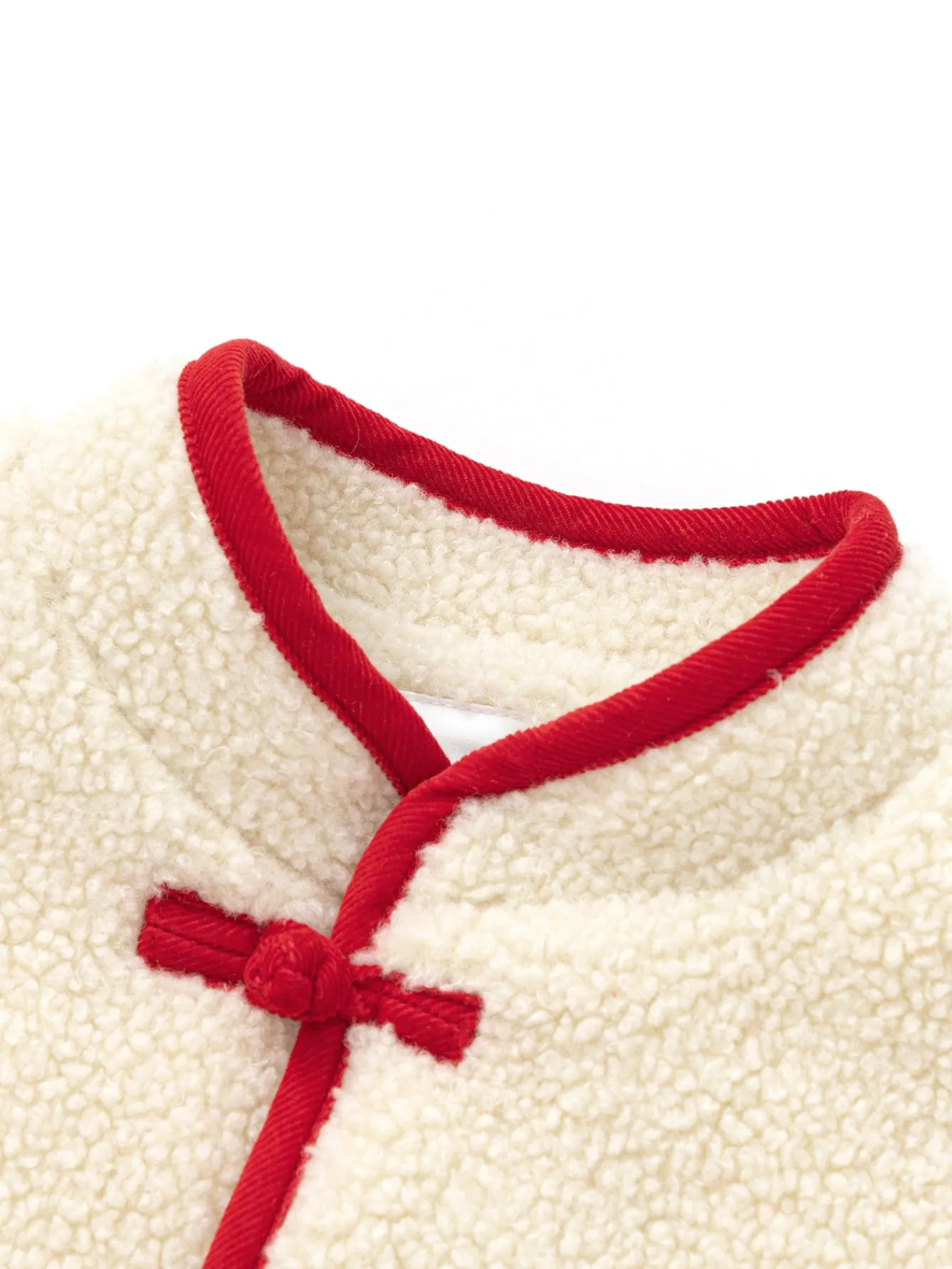 Balabala Children Clothes Suit Boys And Girls Long Sleeve Autumn And Winter 2025 New Baby Fleece New Year's Greeting Outfit White Store