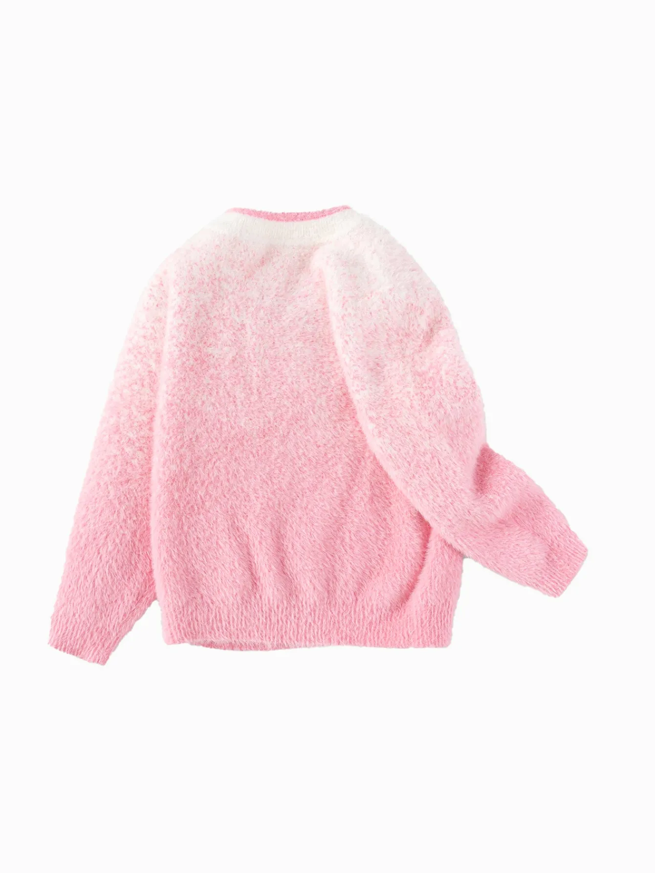 Balabala Children Sweater Girl New Chinese Style Sweater 2024 Winter New Red Knitwear Top Best