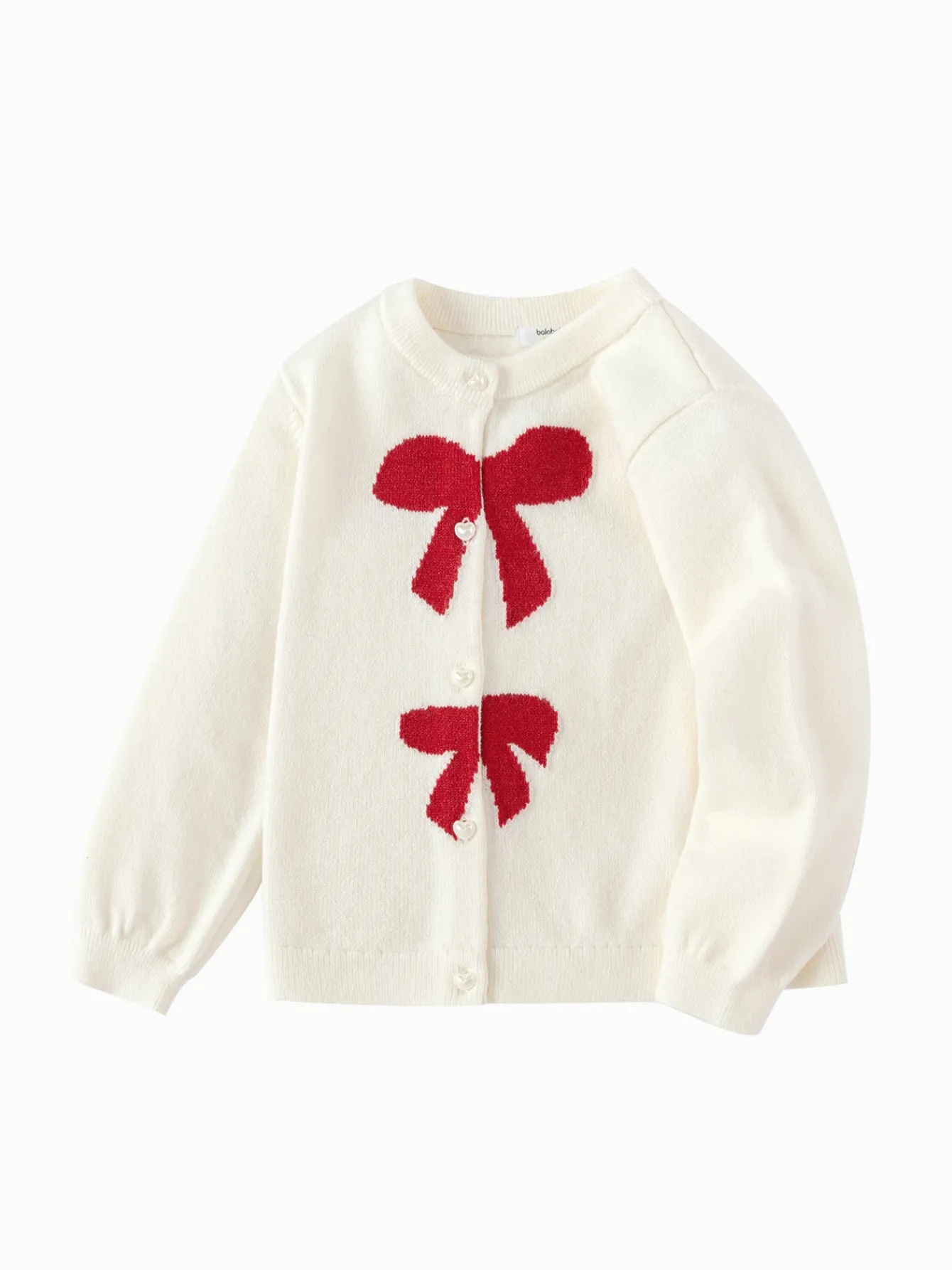 Balabala Children Sweater Girl Sweater 2024 Winter Baby Knit Cardigan Fashion Shop