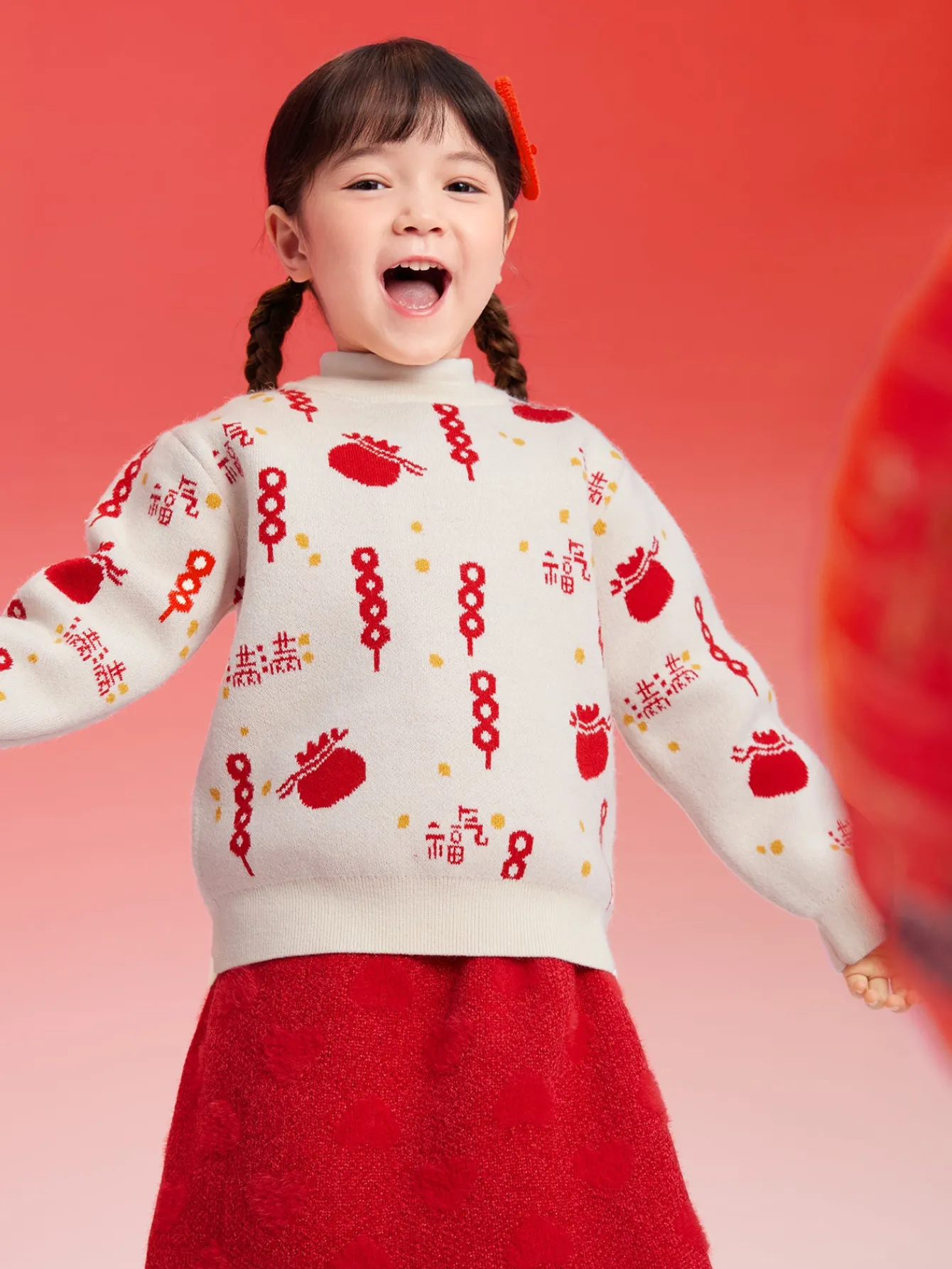 Balabala Children Sweater Turtleneck Sweater Autumn And Winter 2024 New Kid Loose Boy And Girl Knitwear Fashion