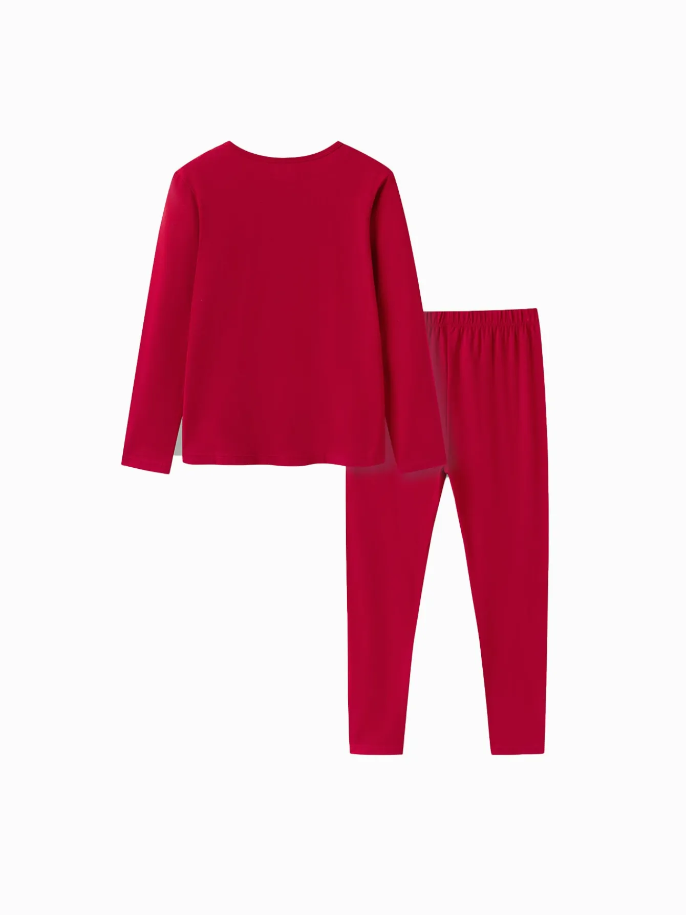 Balabala Children Thermal Underwear Suit Year of the Snake New Boy And Girl Autumn Heated Top And Pants Animal Year Red Pajamas Chinese Red Best