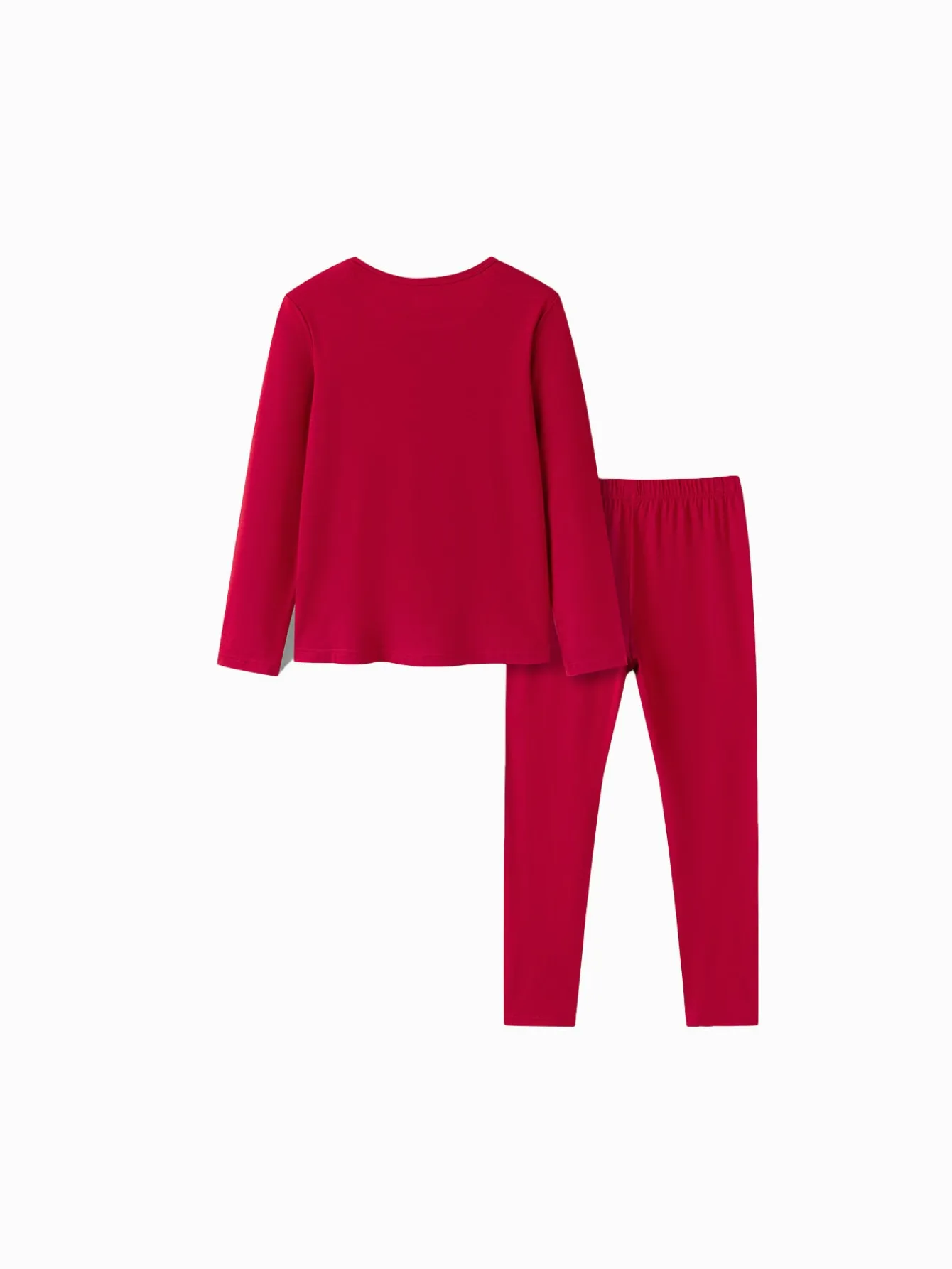 Balabala Children Thermal Underwear Suit Year of the Snake New Boy And Girl Autumn Heated Top And Pants Animal Year Red Pajamas Chinese Red Fashion