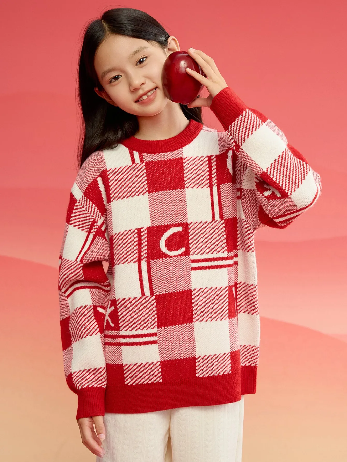 Balabala Children Turtleneck Sweater Autumn And Winter 2024 New Kids Trendy Boy And Girl Knitwear Store