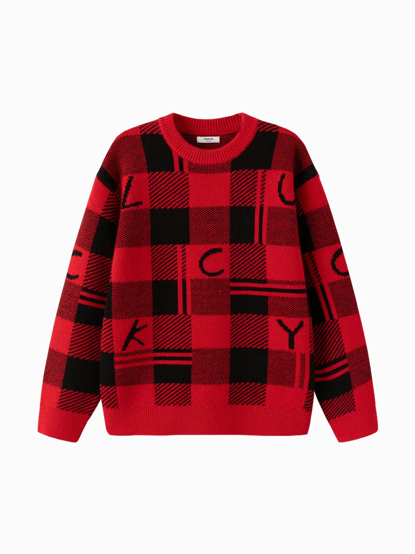 Balabala Children Turtleneck Sweater Autumn And Winter 2024 New Kids Trendy Boy And Girl Knitwear Store