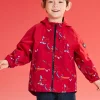 Balabala children's boys' jacket warm New Year's outfit 2025 spring and autumn new style top Red Outlet