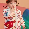 Balabala Children's Clothes Baby Down Jacket Baby Coat 2025 New Winter Clothes Neo- Chinese style New Year Greeting Outfit Cheap