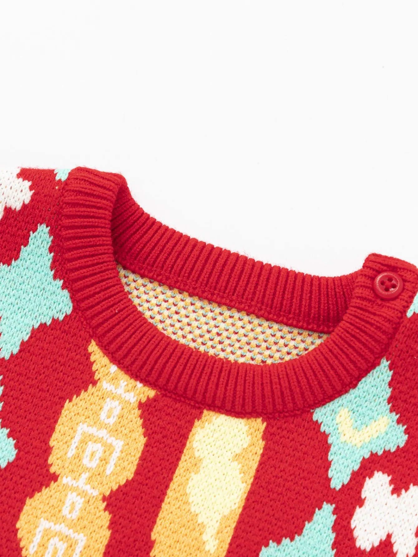 Balabala Children's Clothes Baby Sweater Baby Knitwear 2025 New Winter Clothes Baby Knitwear New Year Season Chinese Style Fashion