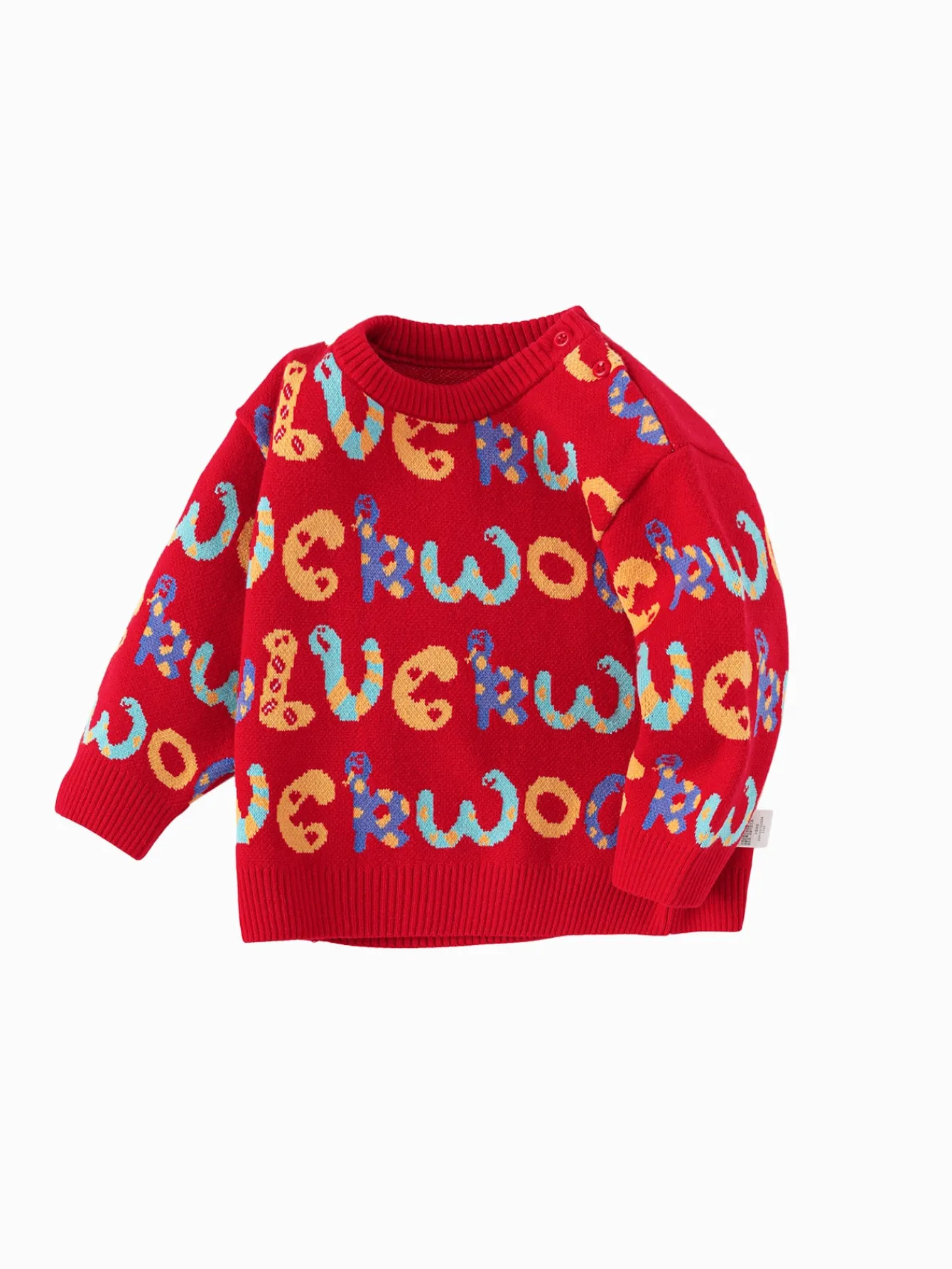 Balabala Children's Clothes Baby Sweater Pullover 2025 New Winter Clothes Baby Bottoming Shirt Cute and Fun Shop