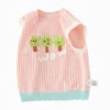 Balabala Children’s Clothes Kid Vest Baby Vest 2025 New Autumn and Winter Clothes New Year Season Neo-Chinese Style Cute and Fun Best Sale