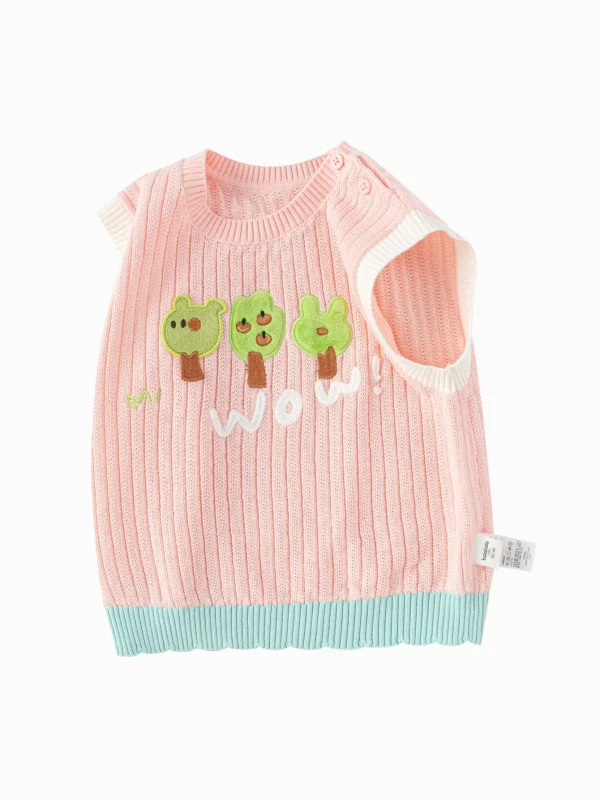 Balabala Children’s Clothes Kid Vest Baby Vest 2025 New Autumn and Winter Clothes New Year Season Neo-Chinese Style Cute and Fun Best Sale