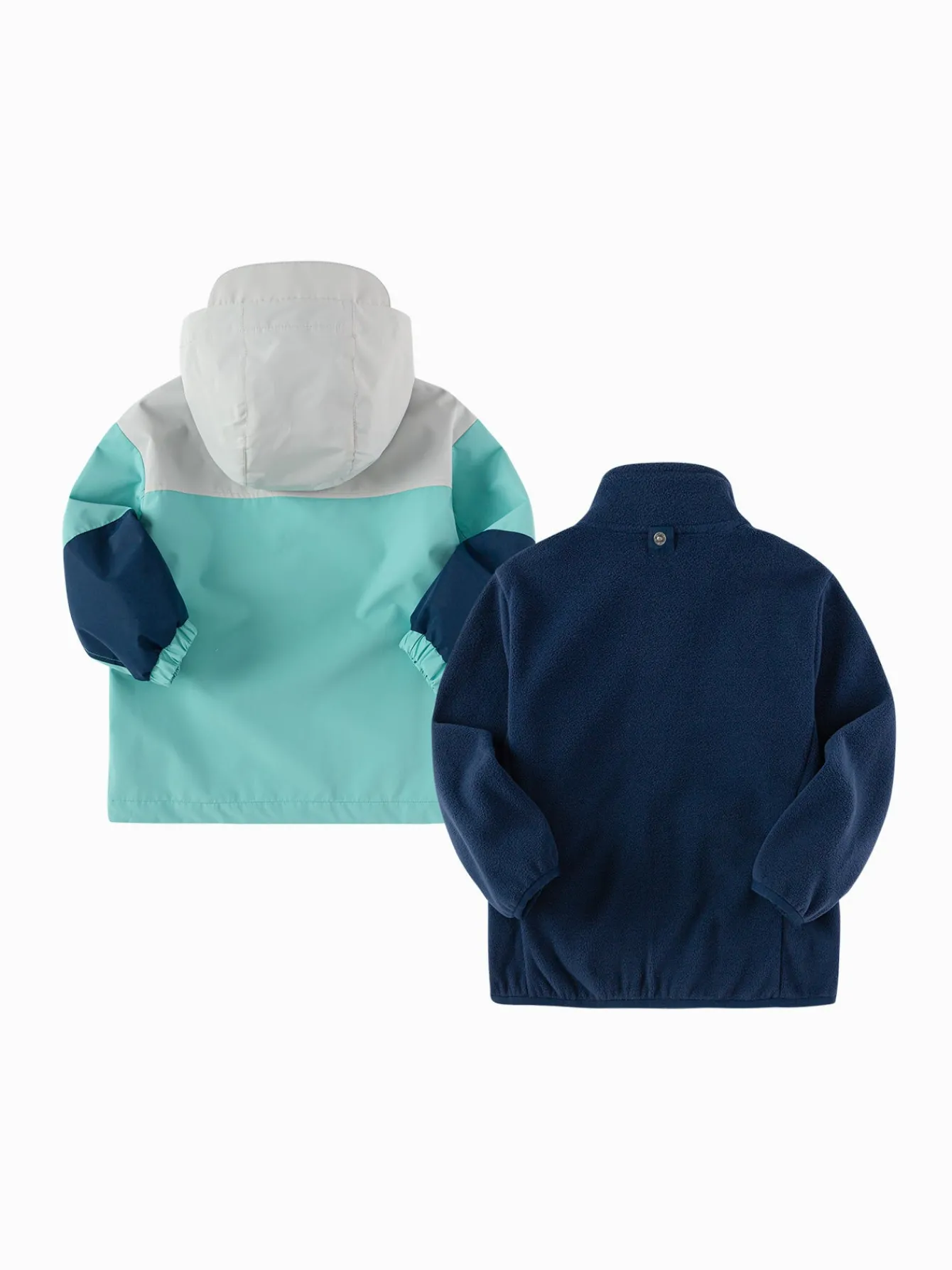 Balabala Children's Clothing Boys' Jacket Soft Shell 2025 Spring and Autumn New Two Piece Set Green Gray Online