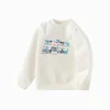 Balabala children's clothing boys' sweatshirt cartoon long-sleeved top 2025 spring and autumn new outfit Off-white Hot