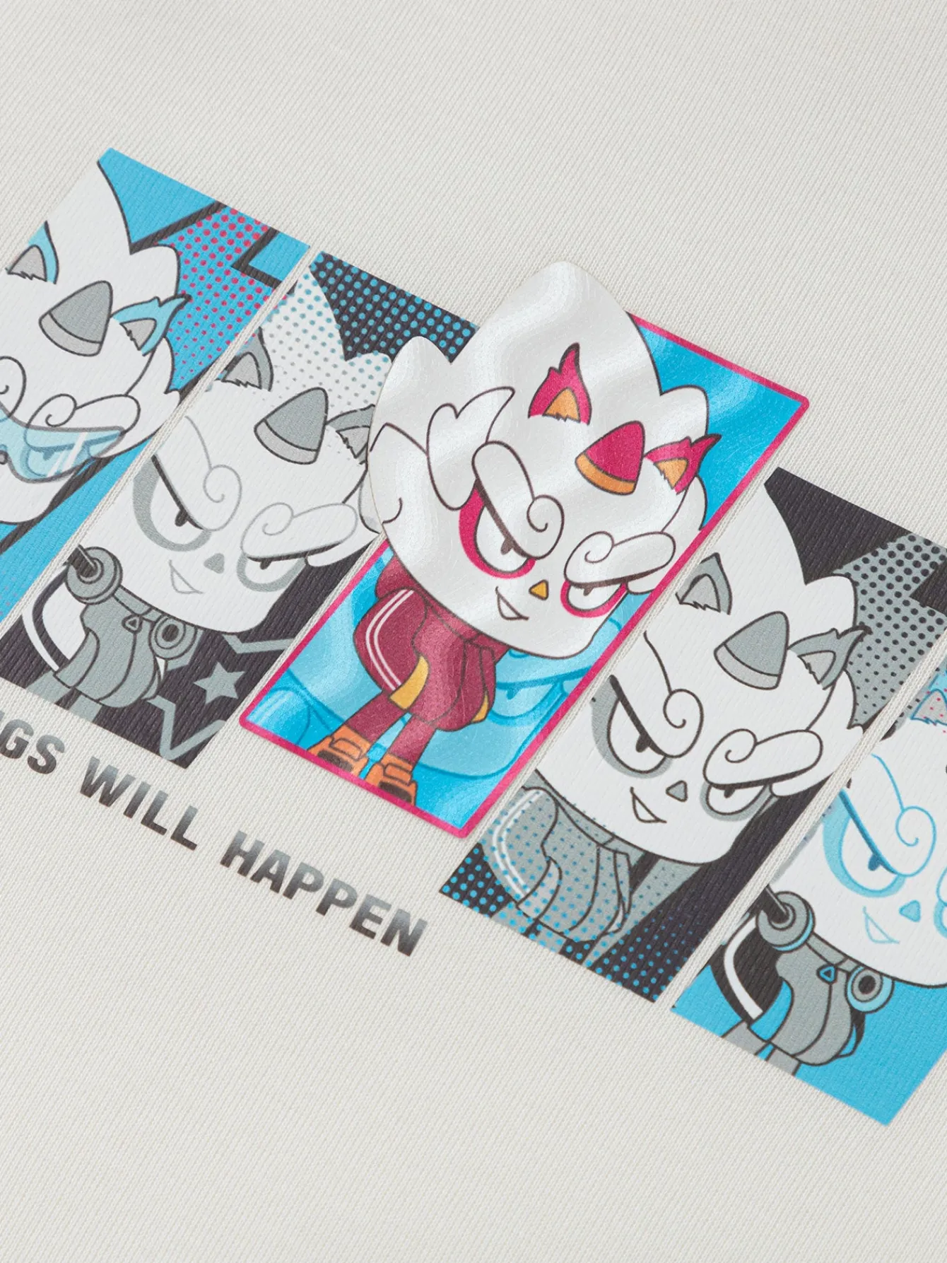 Balabala children's clothing boys' sweatshirt cartoon long-sleeved top 2025 spring and autumn new outfit Off-white Hot