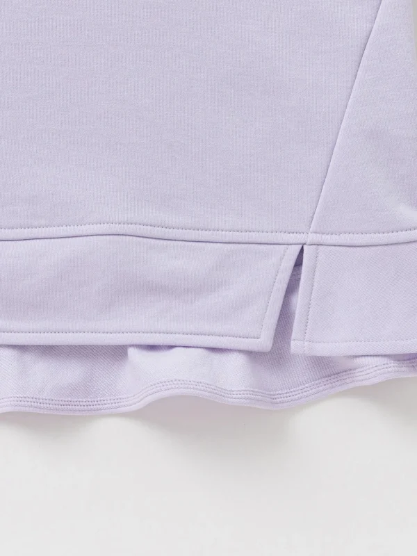 Balabala Children's Clothing Girls' Hooded Sweater 2025 Spring New A-line Top Violet Shop