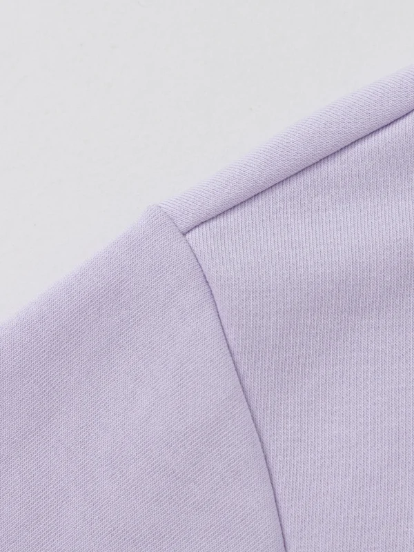 Balabala Children's Clothing Girls' Sweater Two-piece Top 2025 Spring New Casual Wear Violet Outlet