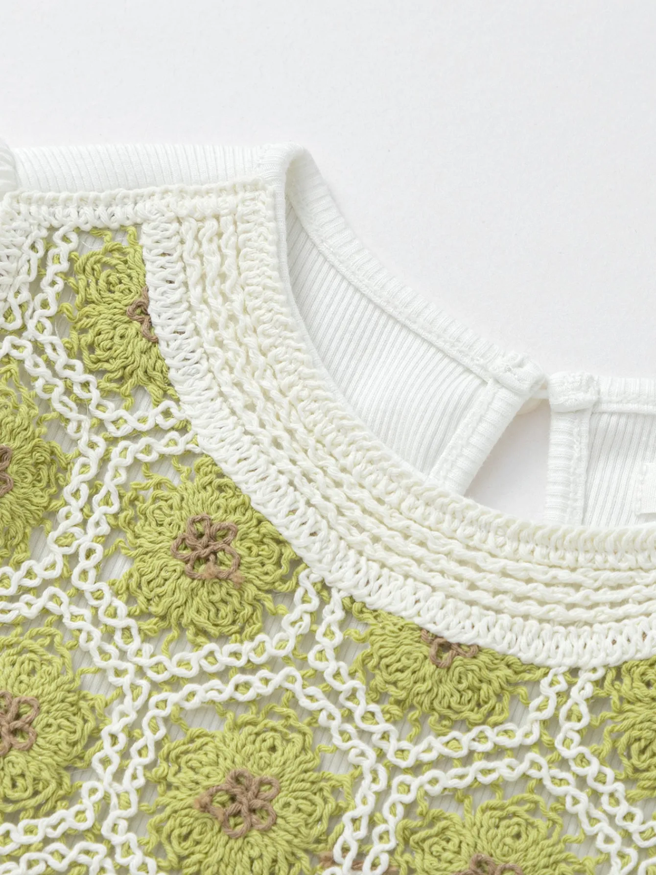 Balabala Children's Dress Toddler Girls 2025 Spring New Arrival Fake Two-Piece Dress Literary Raw White Clearance