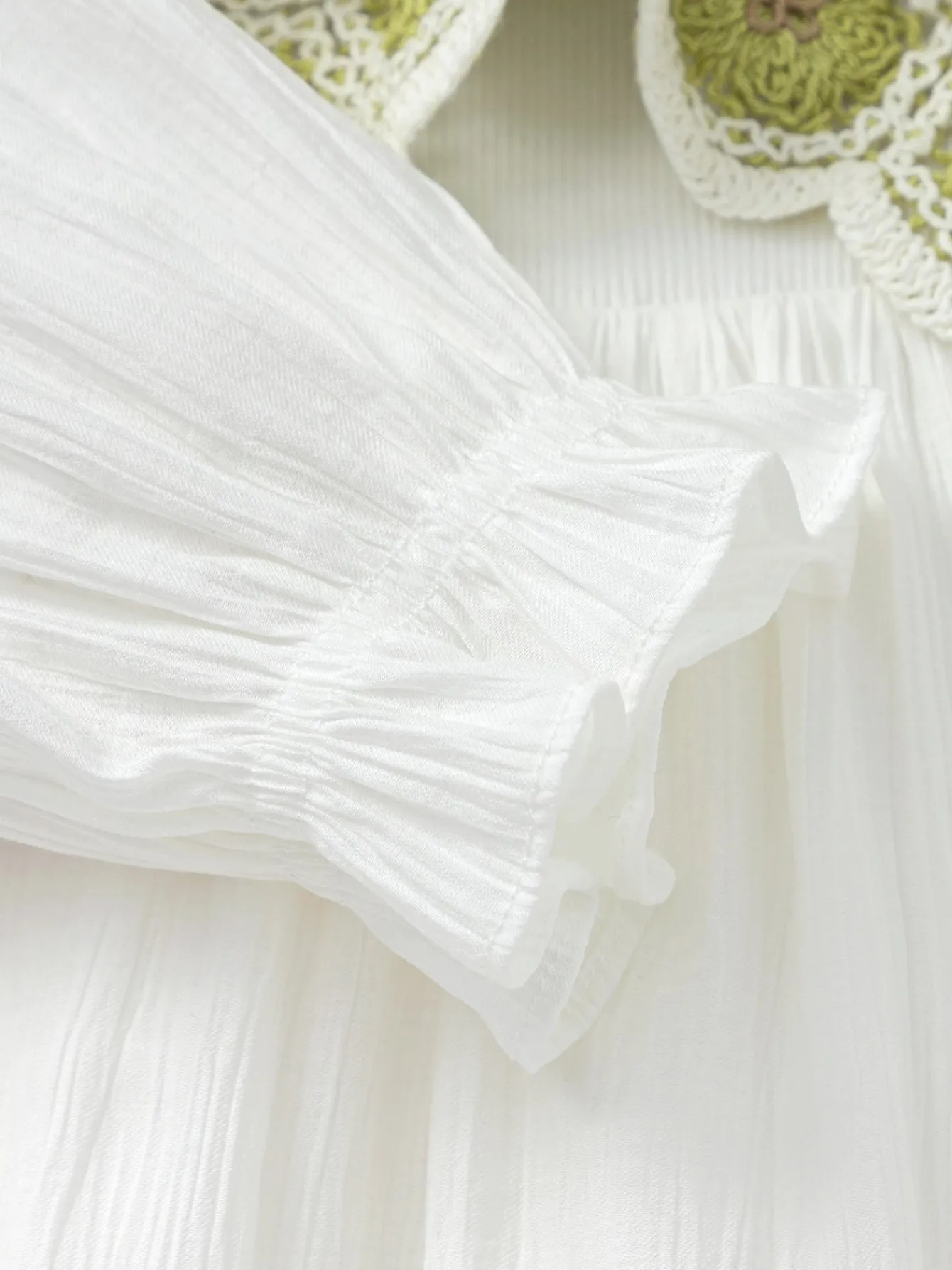 Balabala Children's Dress Toddler Girls 2025 Spring New Arrival Fake Two-Piece Dress Literary Raw White Clearance