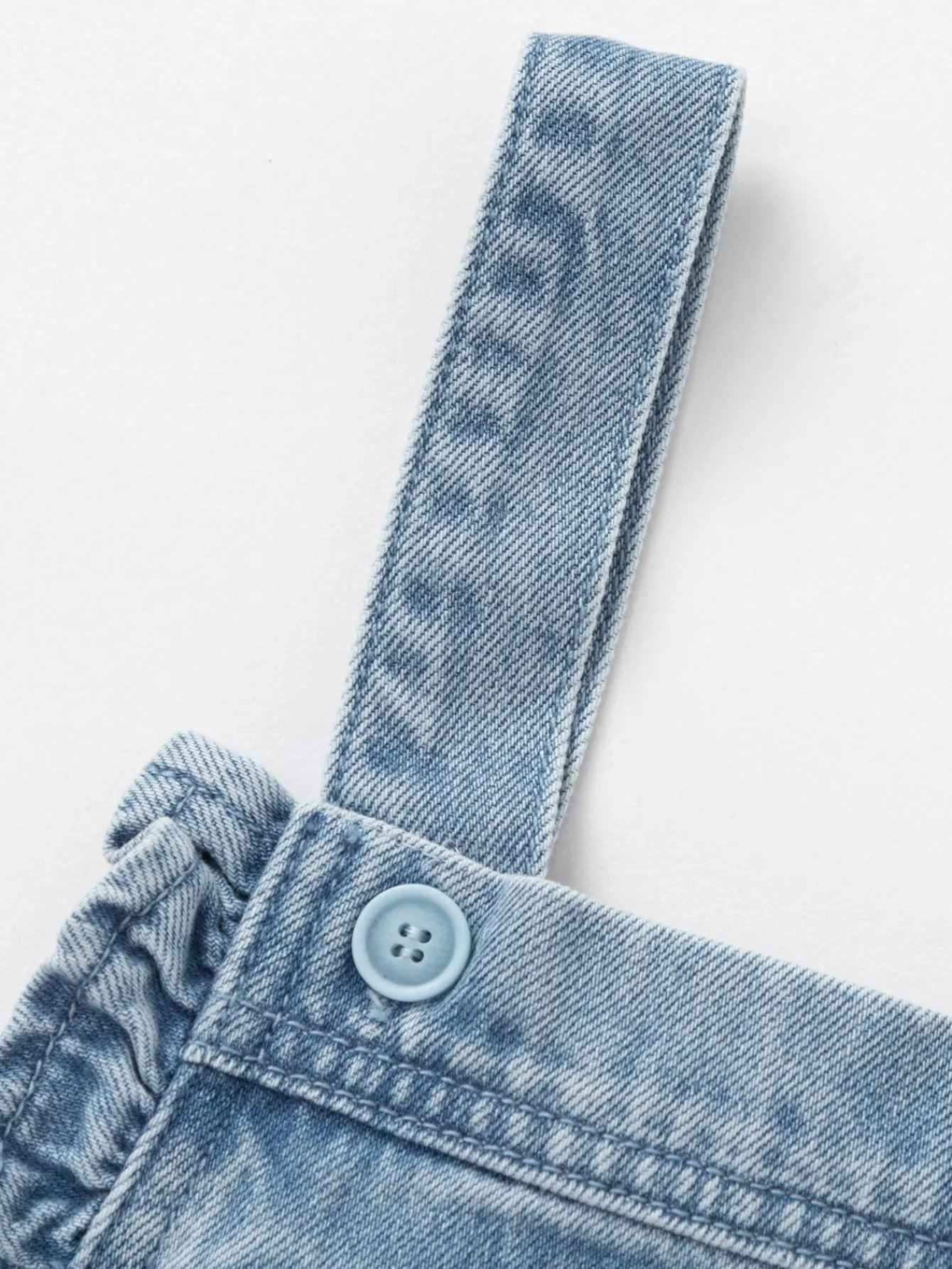 Balabala Children's Dress Toddler Girls Denim Overalls Dress 2025 Spring New Arrival Dress Denim Light Blue Best