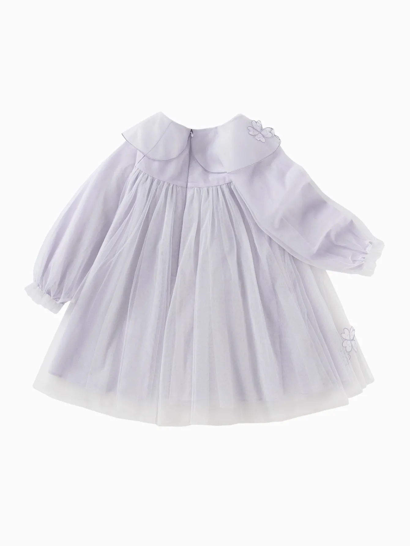 Balabala Children's Dress Toddler Girls High-Waist Tulle Skirt 2025 Spring New Arrival Dress Purple Clearance