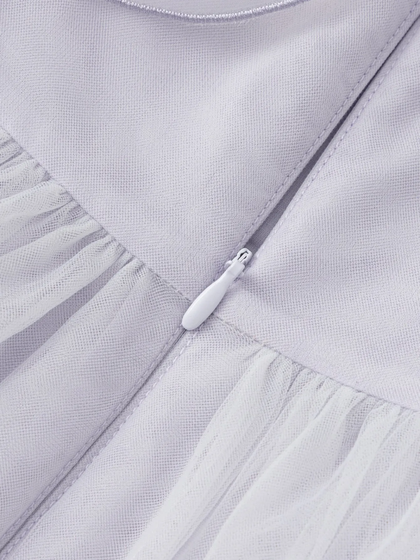 Balabala Children's Dress Toddler Girls High-Waist Tulle Skirt 2025 Spring New Arrival Dress Purple Clearance