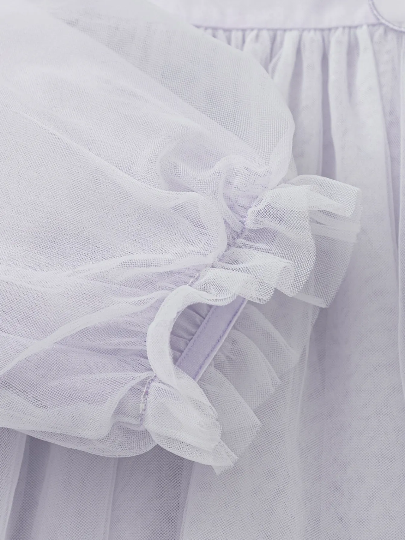 Balabala Children's Dress Toddler Girls High-Waist Tulle Skirt 2025 Spring New Arrival Dress Purple Clearance