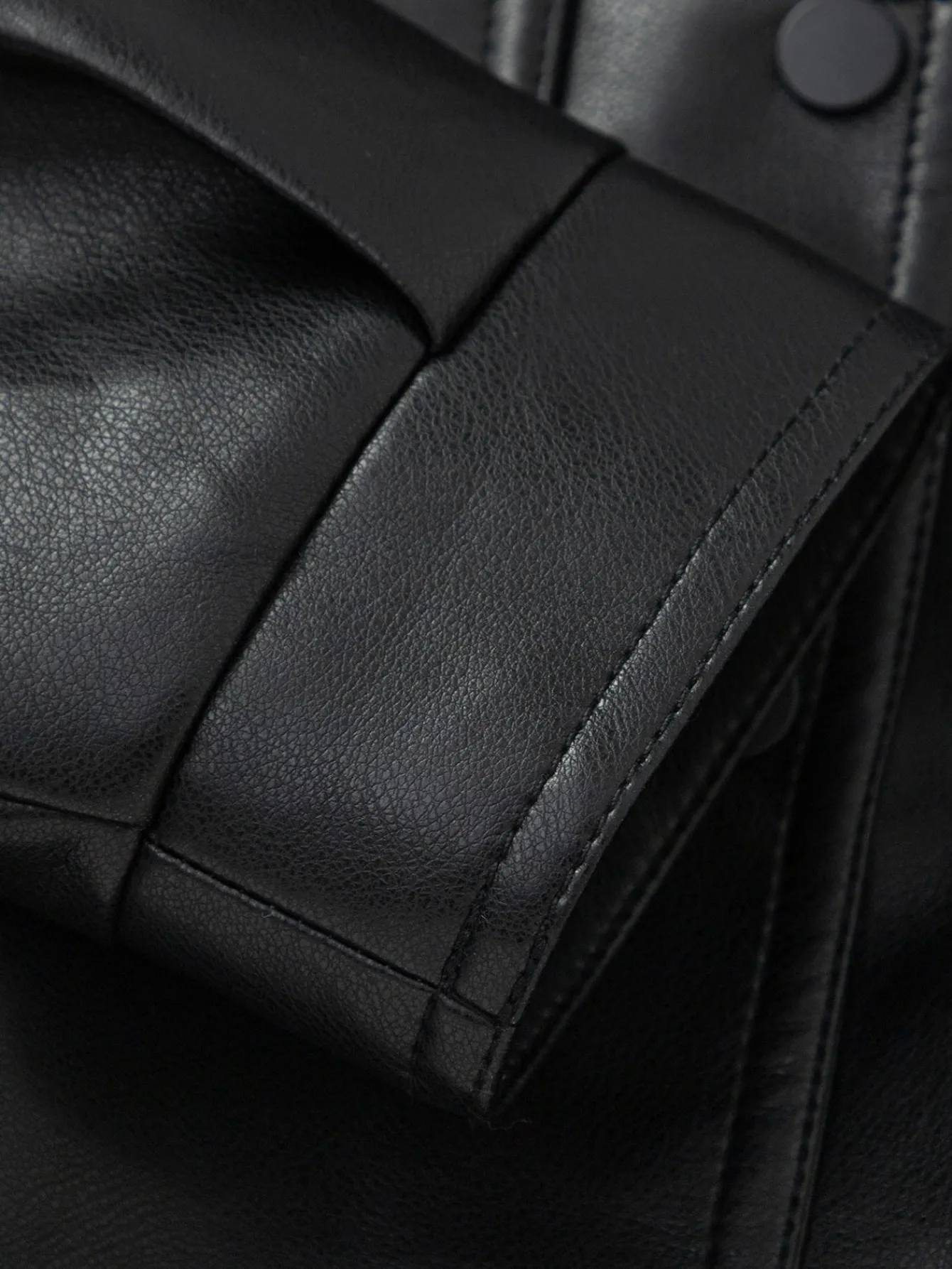 Balabala Children's Jacket Matte Faux Leather Coat Girls' Clothing 2025 Spring and Autumn New Top Black Flash Sale