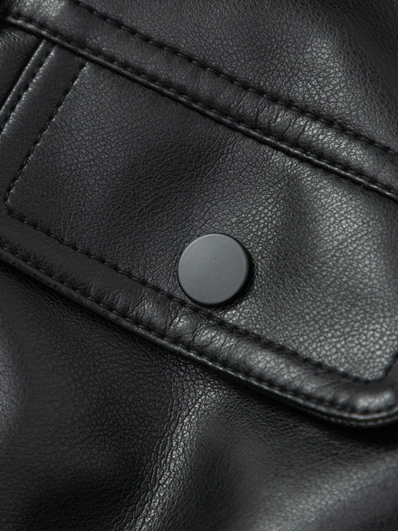 Balabala Children's Jacket Matte Faux Leather Coat Girls' Clothing 2025 Spring and Autumn New Top Black Flash Sale