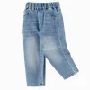 Balabala Children's Jeans Boys' Carrot Pants 2025 Spring New Long Pants Denim Medium Blue Online