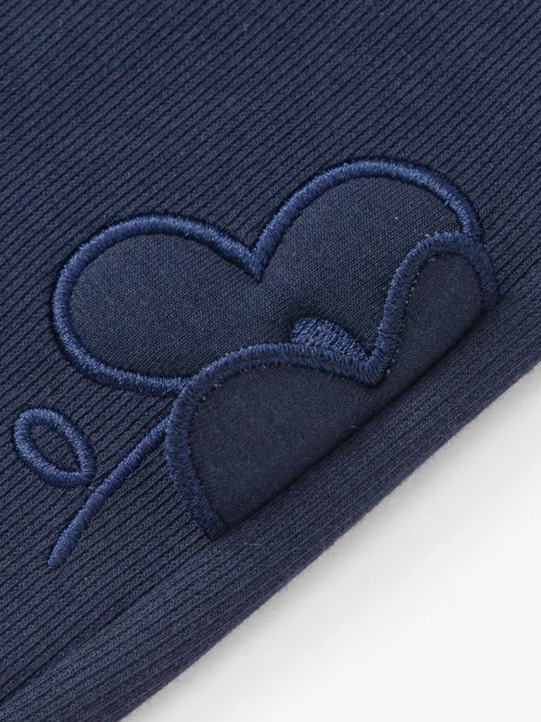 Balabala Children's Pants Girls 2025 Spring New Style Casual Pants Versatile Dark Blue Flash Sale