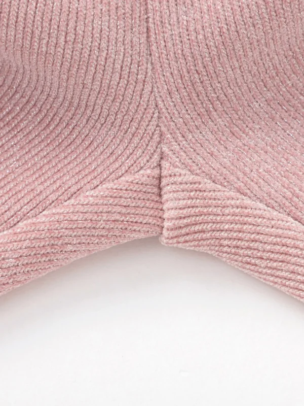 Balabala Children's Pants Girls Flared Pants 2025 Spring and Autumn New Style Knit Pants Pink Best
