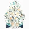 Balabala children's soft shell coat for boys 2025 spring new style hooded top White Fashion