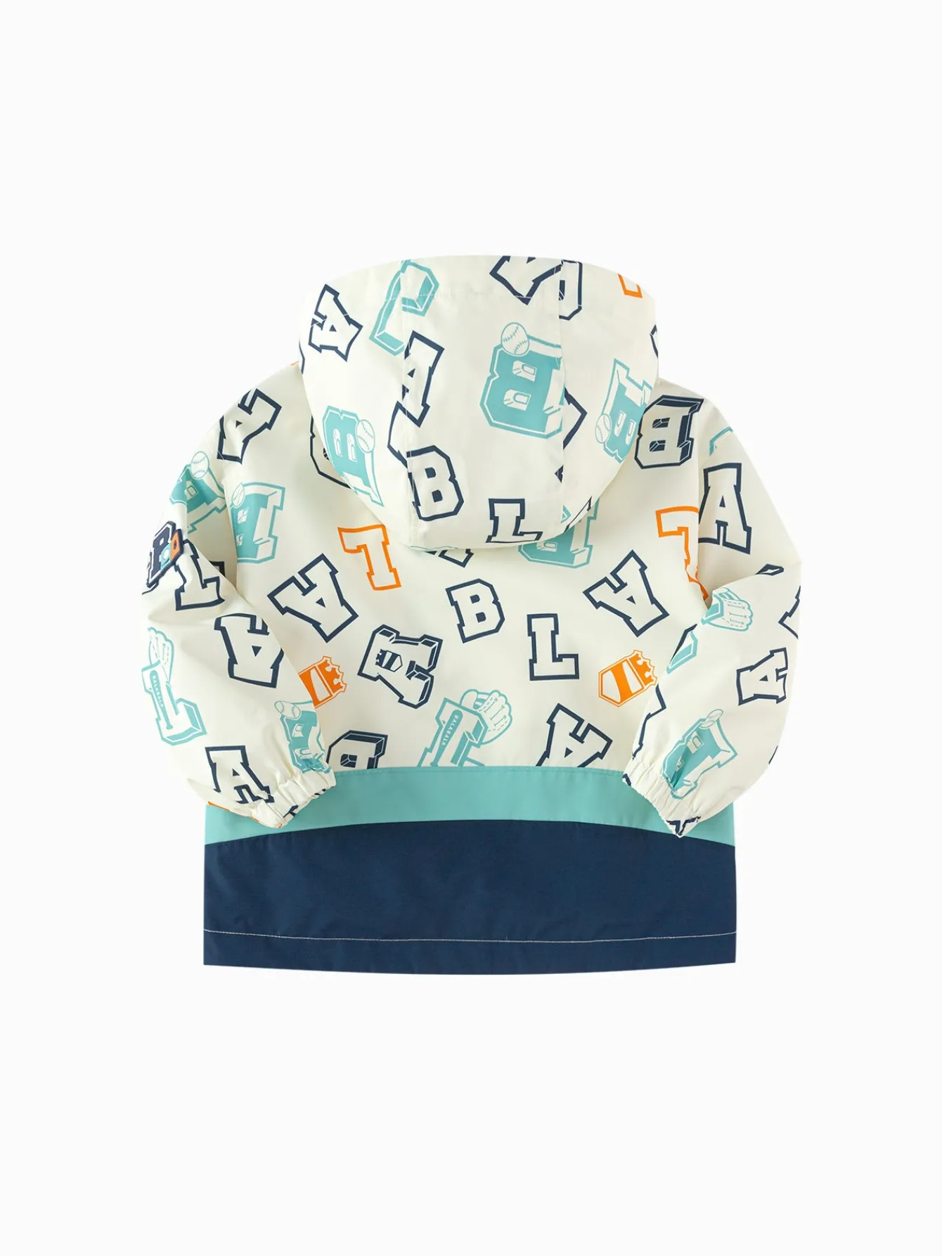 Balabala children's soft shell coat for boys 2025 spring new style hooded top White Fashion