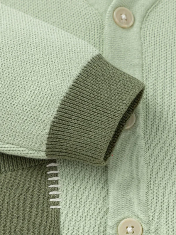 Balabala children's sweater V-neck knitted sweater Toddler Boys clothing 2025 spring new style open sweater Pink Green Cheap