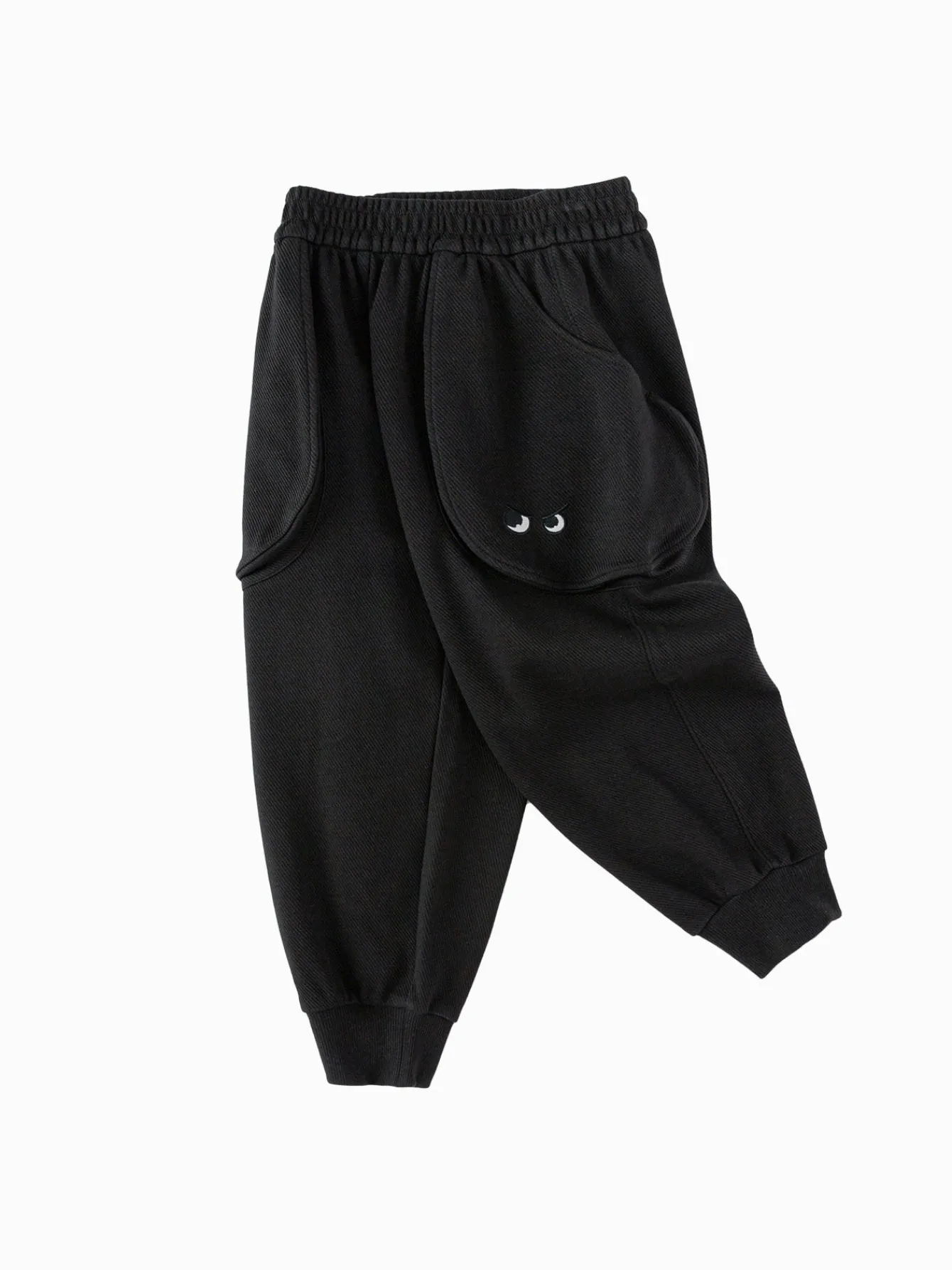 Balabala Children's Trousers Boys' Drawstring Trousers 2025 Spring New Casual Pants Black Sale