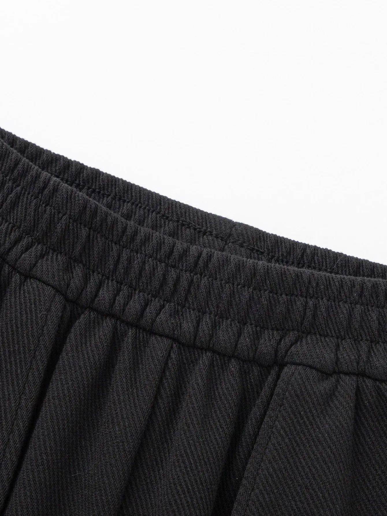 Balabala Children's Trousers Boys' Drawstring Trousers 2025 Spring New Casual Pants Black Sale