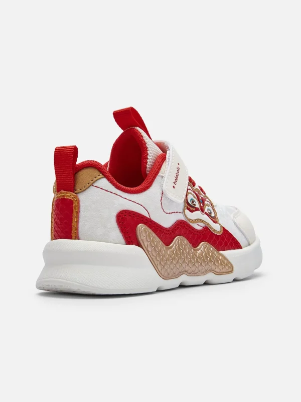 Balabala children's walking shoes boys girls 2025 spring new soft non-slip New Year's Eve shoes White Red Sale