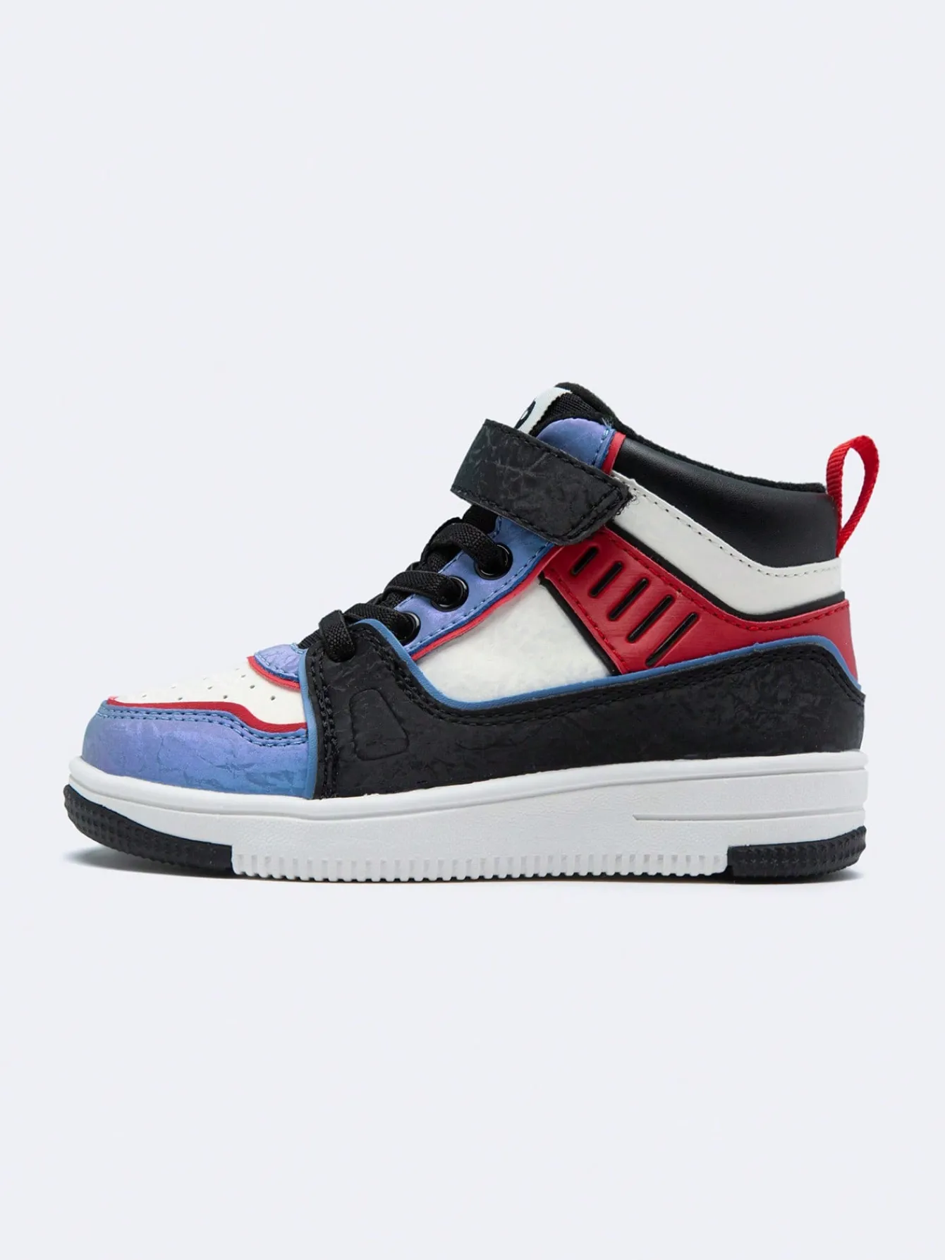 Balabala Children's Winter Comfortable And Warm Fleece Lined Casual Non-Slip Sneakers White Blue Online