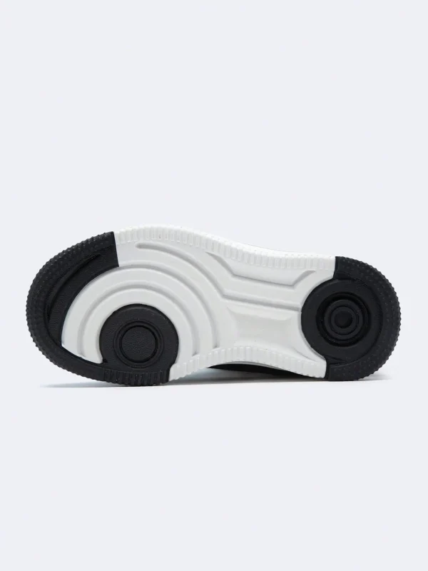 Balabala Children's Winter Comfortable And Warm Fleece Lined Casual Non-Slip Sneakers White Blue Online